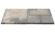 Patio Paving Kits - Super Random Pattern: Weathered Buff 7.61mtr2 super random pattern paving