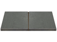 Paving slabs 400mm x 400mm: Charcoal smooth slab 400mm x 400mm x 40mm