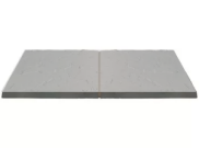 Paving slabs 450mm x 450mm: Preston riven light grey slab 450mm x 450mm
