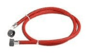 Plumbing Fittings: Washing Machine Hose Red 1.5mtr