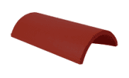 Roofing Slates & Tiles: Ridge Tile Half round brown