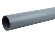 Soil pipe, fittings & accessories: Soil pipe plain ended 110mm x 2mtr grey