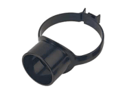 Soil Pipe, Fittings & Accessories: Strap On Boss Black