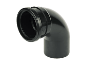 Soil Pipe, Fittings & Accessories: 92.5 Degree Single Socket Bend Black