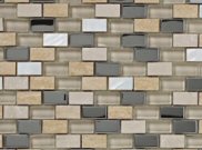 Mosaic tiles: Stone brick mosaic tile 300mm x 300mm