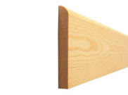 Skirting board: Bullnose skirting 96mm x 15mm x 3mtr