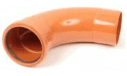 Underground Pipe, Fittings & Accessories: 87.5 Degree Single Socket Bend 