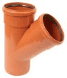 Underground Pipe, Fittings & Accessories: 45 Degree 2 Socket Equal Junction 