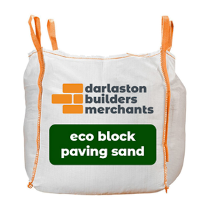 Aggregates: eco block paving sand bulk bag