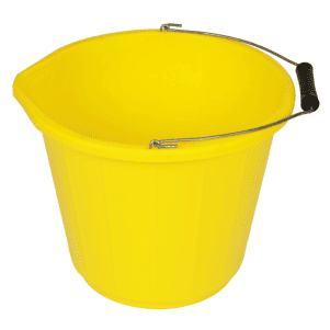 Bricklaying accessories: builders bucket 5ltr heavy duty