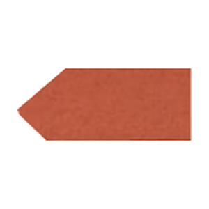Shaped angled bricks: squint brick red