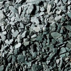 Chippings gravels pebbles: slate chippings graphite bulk bag