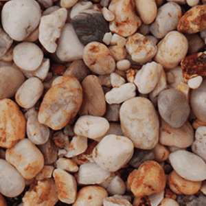 Chippings gravels pebbles: apricot chippings 25kg bag