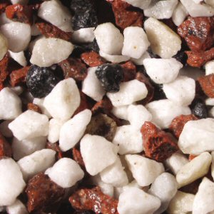 Chippings gravels pebbles: multi mix 8mm 11mm 25kg bag
