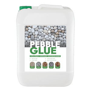 Chippings gravels pebbles: pebble glue binding agent 5ltr