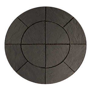 Circle paving packs: chalice circle welsh slate paving pack 1.5mtr