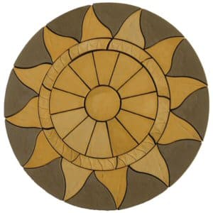 Circle paving packs: aurora sun circle 2.56mtr paving pack