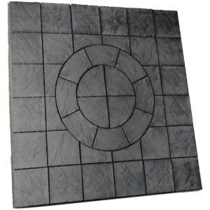 Circle paving packs: chalice circle square 7.29mtr2 paving pack welsh slate