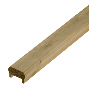 Decking components accessories kits: universal deck handrail 38 x 75 x 1800mm