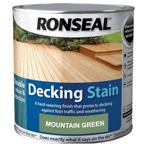 Decking components accessories kits: decking stain mountain green 2.5ltr Decking components accessories kits: decking stain mountain green 2.5ltr