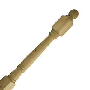 Decking components accessories kits: turned newel post 82 x 82 x 1250mm