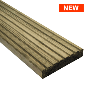 Decking components accessories kits: premium treated decking boards 3600 x 32 x 150mm