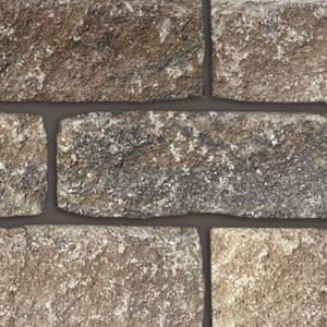 Decorative walling: abbey stone walling calder brown 200 x 65mm