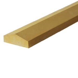 Decorative walling: wall coping buff 140mm x 600mm