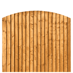 Fence panels trellis: dome featheredge fence panel 6ft x 5ft