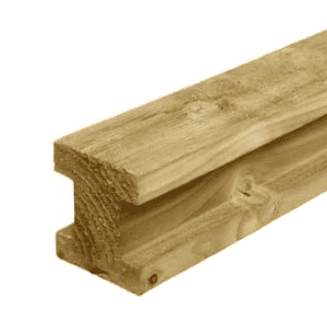 Fence panels trellis: slatted panel post 2.4m