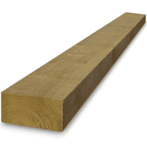 Garden sleepers: new railway sleepers brown 100mm x 200mm x 2.4mtr