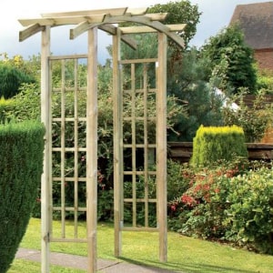 Garden arches and seats: bow top arch