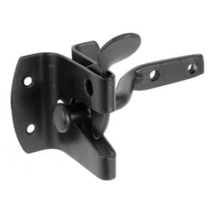 Gates: auto gate latch black japanned