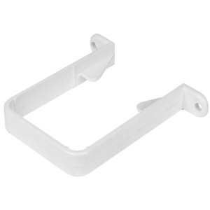 Downpipe fittings: downpipe brackets square white