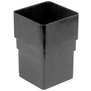 Downpipe fittings: downpipe coupler square black