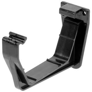 Guttering fittings: gutter brackets square black