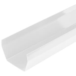 Guttering fittings: gutter length 4mtr square white