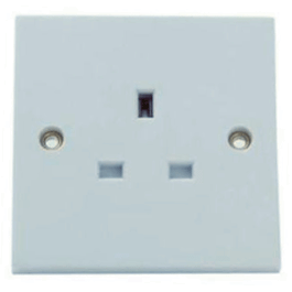 Electrical products: unswitched socket 1 gang