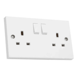 Electrical products: switched socket 2 gang