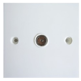 Electrical products: coaxial wall socket