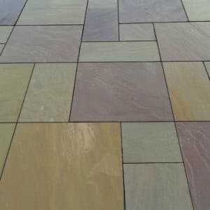 Natural stone paving: lakeland 5.25mtr2 natural stone paving pack