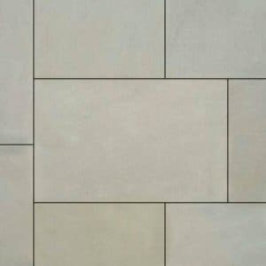 Natural stone paving: ivory mint sawn 9.90mtr2 natural stone paving pack