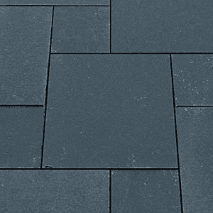 Natural stone paving: black slate 10.2mtr2 natural stone paving pack