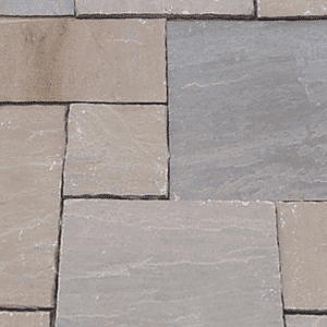 Natural stone paving: raj green 10.2mtr2 natural stone paving pack