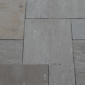 Natural stone paving: mid brown 10.2mtr2 natural stone paving pack