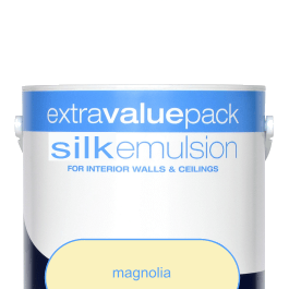 Paint emulsion: magnolia silk emulsion 5ltr