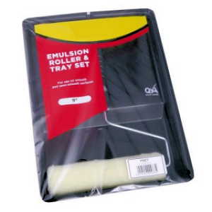 Paint emulsion: 9 inch roller and tray set