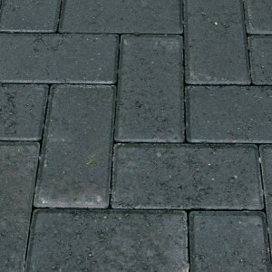 50mm pavers: charcoal 50mm block paver