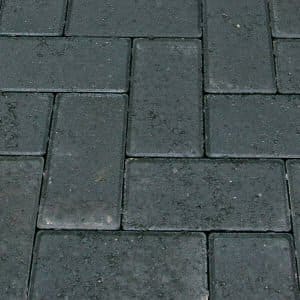 50mm pavers: charcoal 50mm block paver