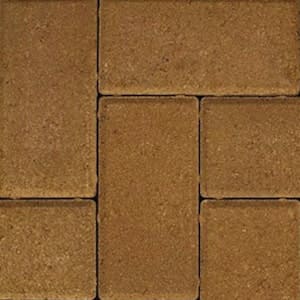 50mm pavers: buff 50mm block paver